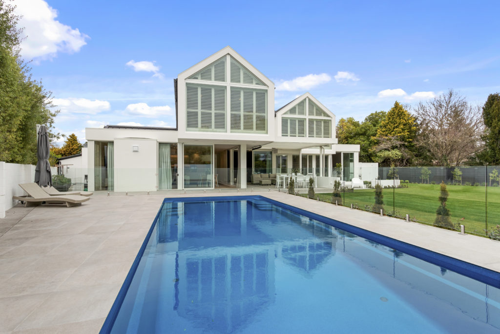 Fleetwood Construction, Registered Master Builders, Christchurch, Merivale, House of the Year, New Build, O'Neill Architects, Architectural Build, Lume Design, Outdoor living, Pool